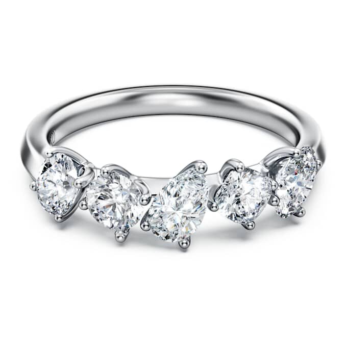 Prsten Galaxy s diamanty vypěstovanými v laboratoři, celkem 1 Ct, různé tvary, 14K bílé zlato Prsten Galaxy s diamanty vypěstovanými v laboratoři, celkem 1 Ct, různé tvary, 14K bílé zlato