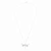 Přívěsek a brož Ariana Grande X Swarovski s křišťálovou perlou, smíšenými briliantovými výbrusy, motivem vážky, bílá, rhodiovaná Přívěsek a brož Ariana Grande X Swarovski s křišťálovou perlou, smíšenými briliantovými výbrusy, motivem vážky, bílá, rhodiovaná