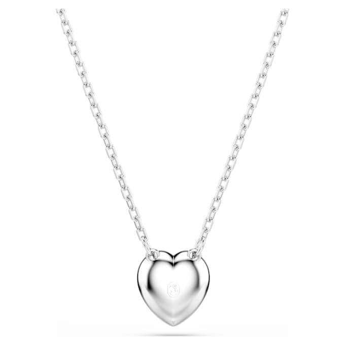 Přívěsek Ariana Grande X Swarovski s různými briliantovými výbrusy, srdce, bílý, pokovený rhodiem Přívěsek Ariana Grande X Swarovski s různými briliantovými výbrusy, srdce, bílý, pokovený rhodiem