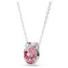 Přívěsek Bella V s kulatým briliantovým výbrusem, růžový, pokovený rhodiem Přívěsek Bella V s kulatým briliantovým výbrusem, růžový, pokovený rhodiem