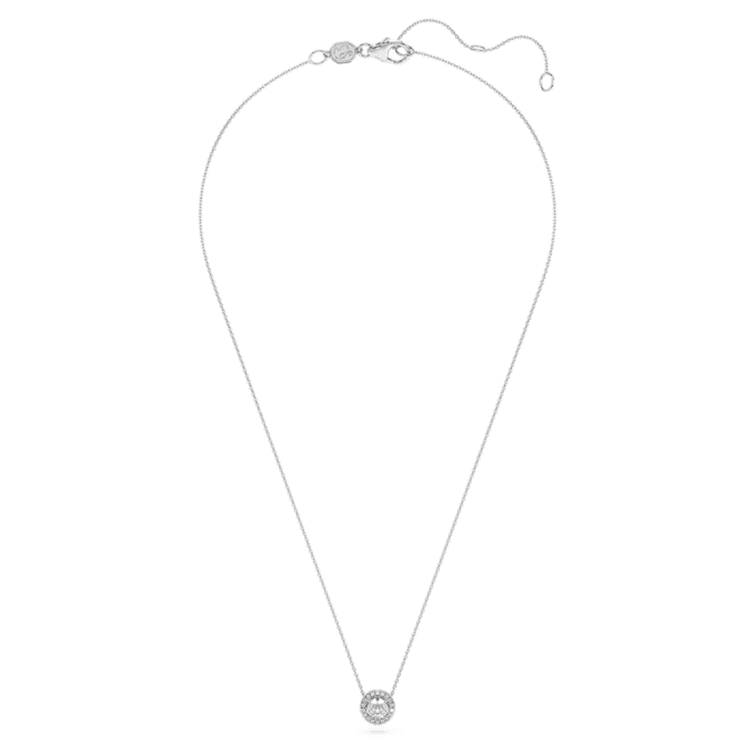 Přívěsek Eternity Halo Solitaire s diamanty vypěstovanými v laboratoři, celková hmotnost 0,59 Ct, kulatý tvar, 14K bílé zlato Přívěsek Eternity Halo Solitaire s diamanty vypěstovanými v laboratoři, celková hmotnost 0,59 Ct, kulatý tvar, 14K bílé zlato