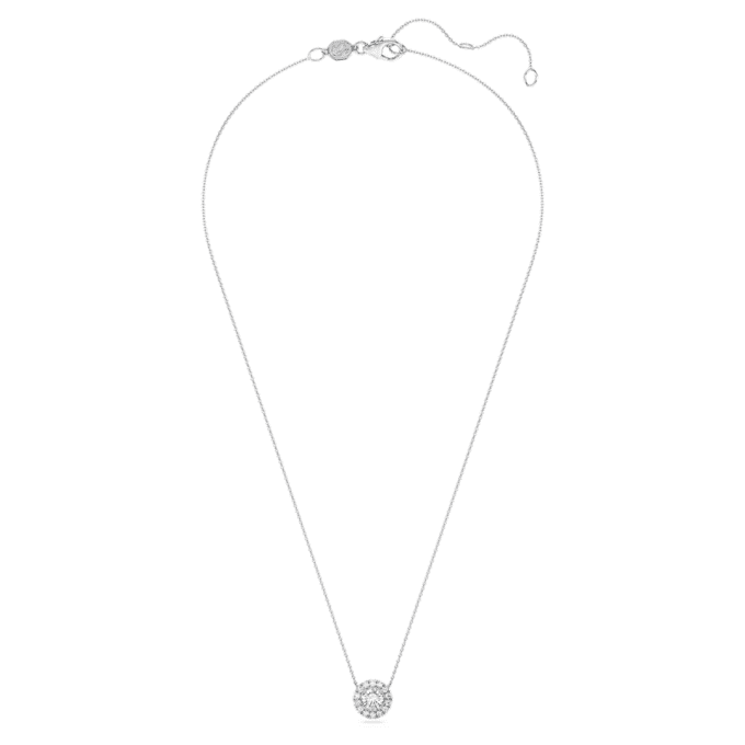 Přívěsek Eternity Halo Solitaire s diamanty vypěstovanými v laboratoři, celková hmotnost 1 Ct, kulatý tvar, 14K bílé zlato Přívěsek Eternity Halo Solitaire s diamanty vypěstovanými v laboratoři, celková hmotnost 1 Ct, kulatý tvar, 14K bílé zlato
