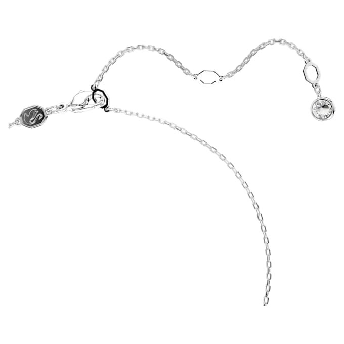 Přívěsek Hyperbola Pavé, Infinity, bílý, rhodiovaný Přívěsek Hyperbola Pavé, Infinity, bílý, rhodiovaný