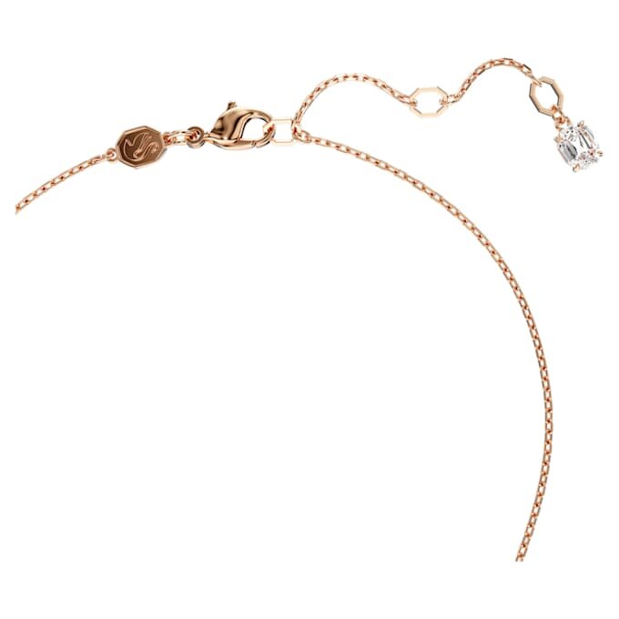 Přívěsek Idyllia Crystal Pearl, srdce, bílý, pokovený růžovým zlatem Přívěsek Idyllia Crystal Pearl, srdce, bílý, pokovený růžovým zlatem