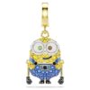 Přívěsek Minions Bob s pavé, vícebarevný, pozlacený Přívěsek Minions Bob s pavé, vícebarevný, pozlacený