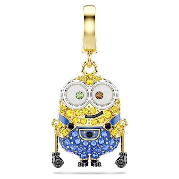 Přívěsek Minions Bob s pavé, vícebarevný, pozlacený Přívěsek Minions Bob s pavé, vícebarevný, pozlacený