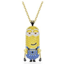Přívěsek Minions Kevin s pavé, vícebarevný, pozlacený