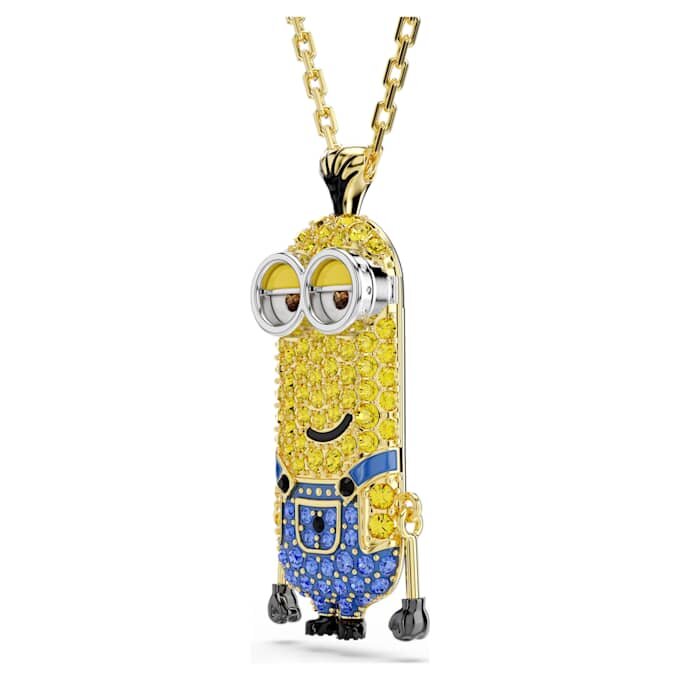 Přívěsek Minions Kevin s pavé, vícebarevný, pozlacený Přívěsek Minions Kevin s pavé, vícebarevný, pozlacený