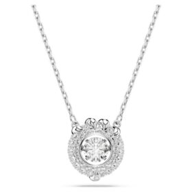 Přívěsek s drakem a fénixem – dračí dráp, bílý, pokovený rhodiem