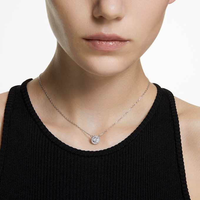 Přívěsek Una Angelic s kulatým briliantovým výbrusem, pavé, bílý, pokovený rhodiem Přívěsek Una Angelic s kulatým briliantovým výbrusem, pavé, bílý, pokovený rhodiem