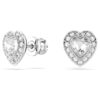 Sada Ariana Grande X Swarovski s různými briliantovými výbrusy, srdce, bílá, pokovená rhodiem Sada Ariana Grande X Swarovski s různými briliantovými výbrusy, srdce, bílá, pokovená rhodiem