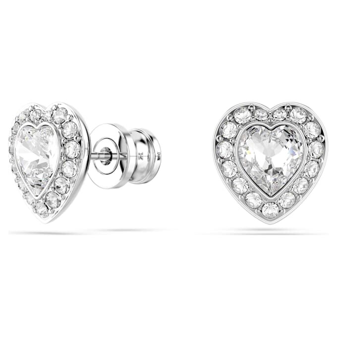 Sada Ariana Grande X Swarovski s různými briliantovými výbrusy, srdce, bílá, pokovená rhodiem Sada Ariana Grande X Swarovski s různými briliantovými výbrusy, srdce, bílá, pokovená rhodiem