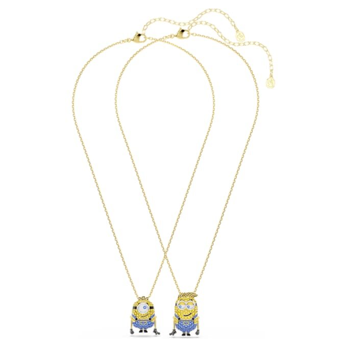 Sada Minions James a Henry s pavé, vícebarevná, pozlacená Sada Minions James a Henry s pavé, vícebarevná, pozlacená
