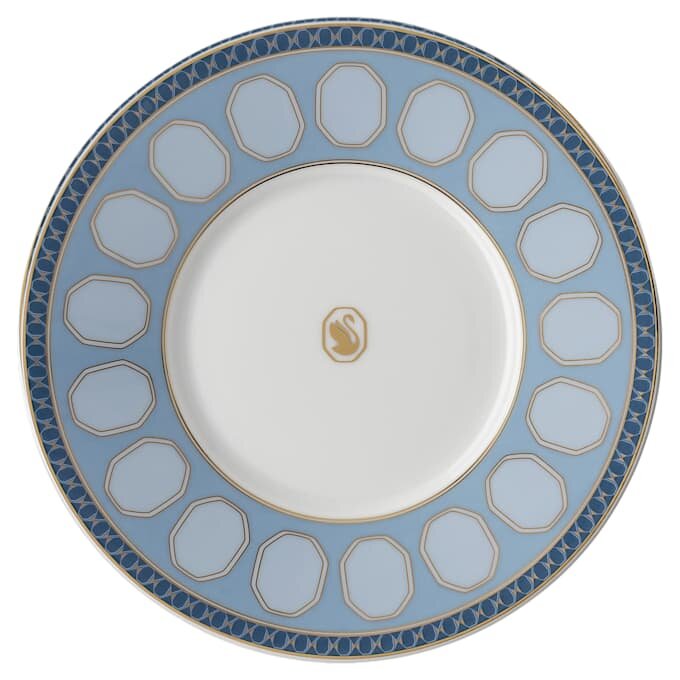 Čajový šálek se podšálkem Signum, porcelán, modrý Čajový šálek se podšálkem Signum, porcelán, modrý