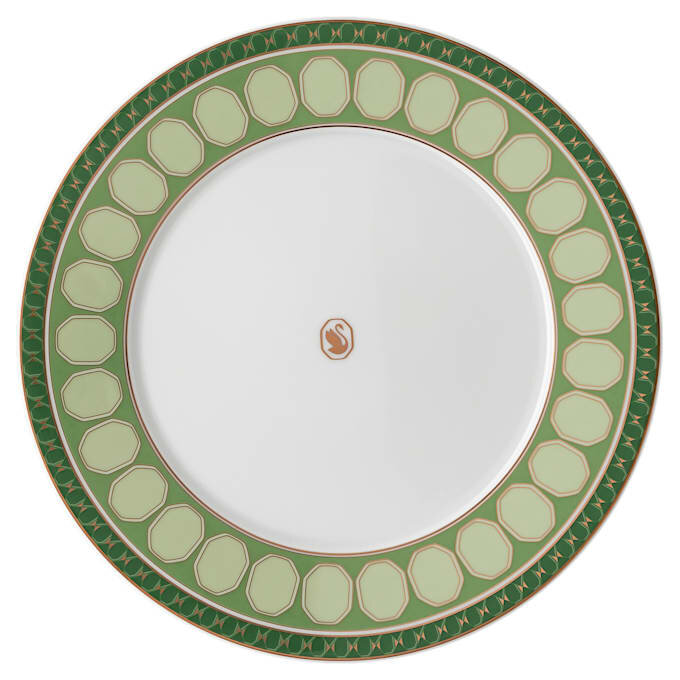 Sada talířů Signum z porcelánu, střední, vícebarevná Sada talířů Signum z porcelánu, střední, vícebarevná
