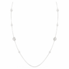 Snake Strandage Crystal Pearl, smíšené briliantové výbrusy, Rok hada, bílá, rhodiovaný