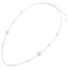 Snake Strandage Crystal Pearl, smíšené briliantové výbrusy, Rok hada, bílá, rhodiovaný