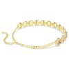 Una Angelic Choker s kulatým briliantovým výbrusem, karamelová, pozlacená