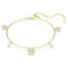 Una Angelic Strandage Crystal Pearl, kulatý brus, bílá, pozlacená Una Angelic Strandage Crystal Pearl, kulatý brus, bílá, pozlacená