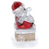 Vánoční radost: Santa Claus a komín Vánoční radost: Santa Claus a komín
