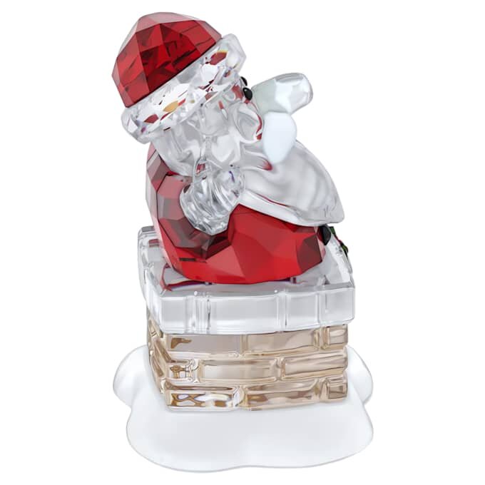 Vánoční radost: Santa Claus a komín Vánoční radost: Santa Claus a komín