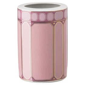 Váza Signum z porcelánu, střední, růžová